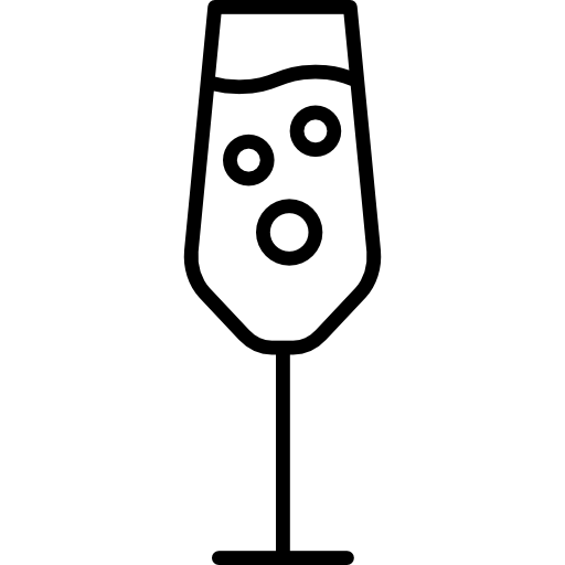 Schaumwein Icon